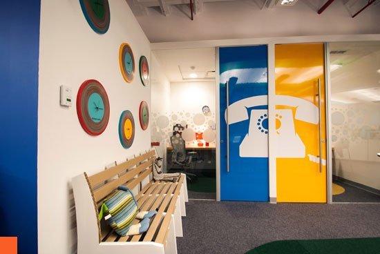 Innovative Google Office Interior Design at Mexico City - Kadva Corp