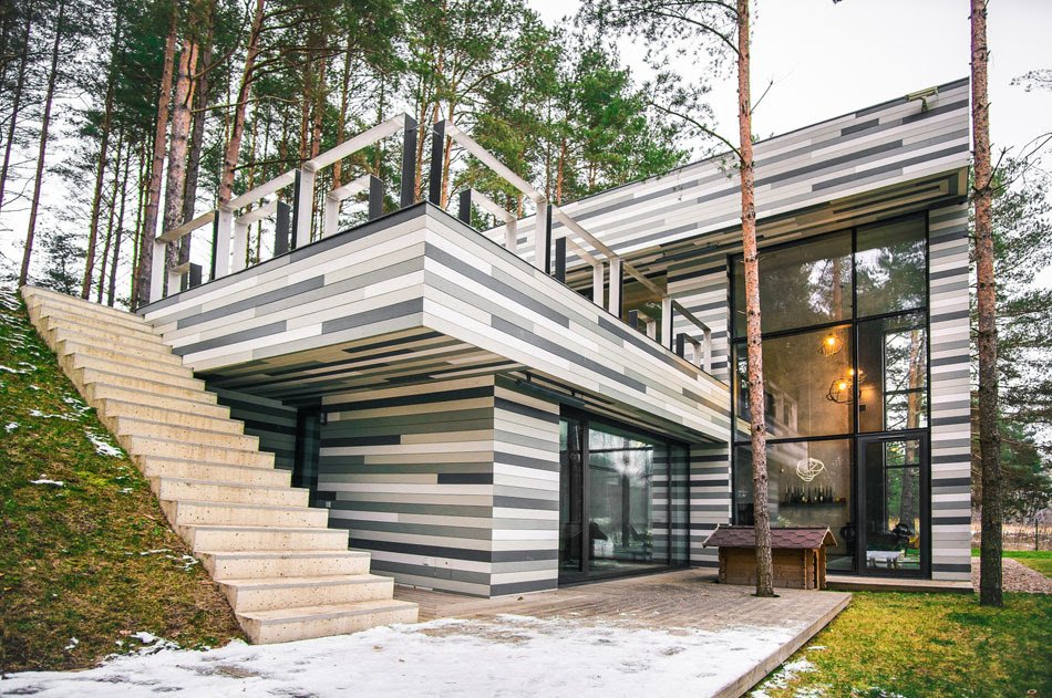 Modern Country House Plans To Break The Visual Monotony In Lithuania