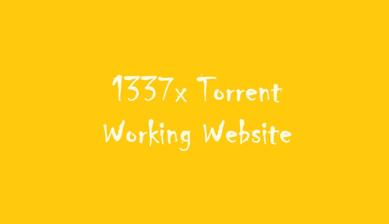 1337x Torrent 2024 Working Website Kadva Corp